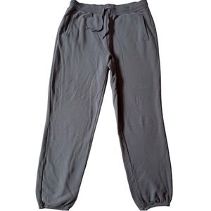Barefoot Dreams Cozychic Lite Relaxed Joggers Size Medium Gray Pull On Comfort